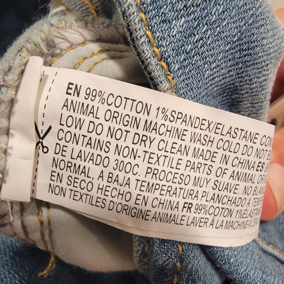 NWT Life In Progress Overalls Forever 21 Distressed Denim Size 27 - Picture 14 of 14